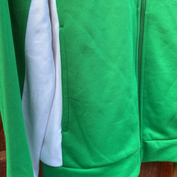Adidas Men Vintage Emerald Green Track Jacket Size L - Picture 5 of 9